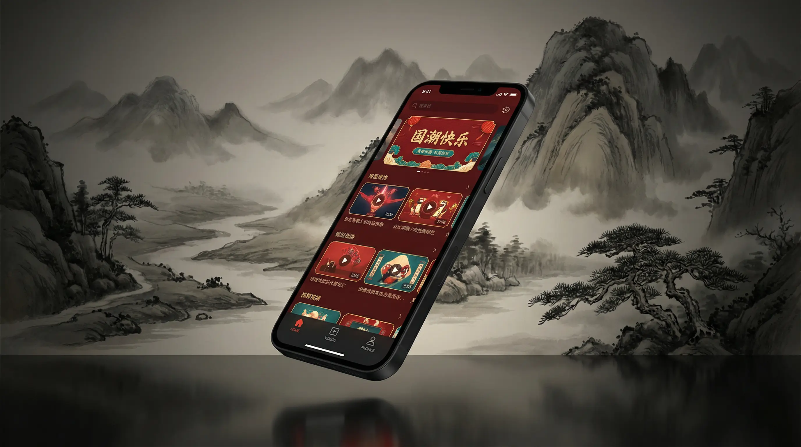 国产视频 移动端APP界面展示